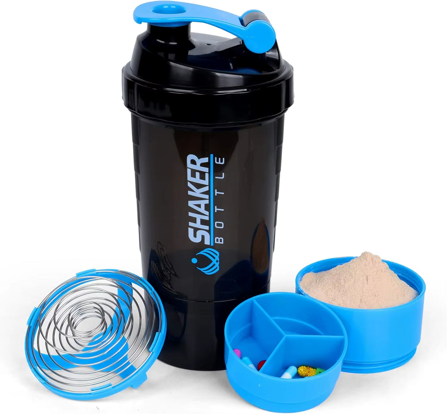 16OZ All-in-One Sports Shaker - Leak-Proof & Versatile