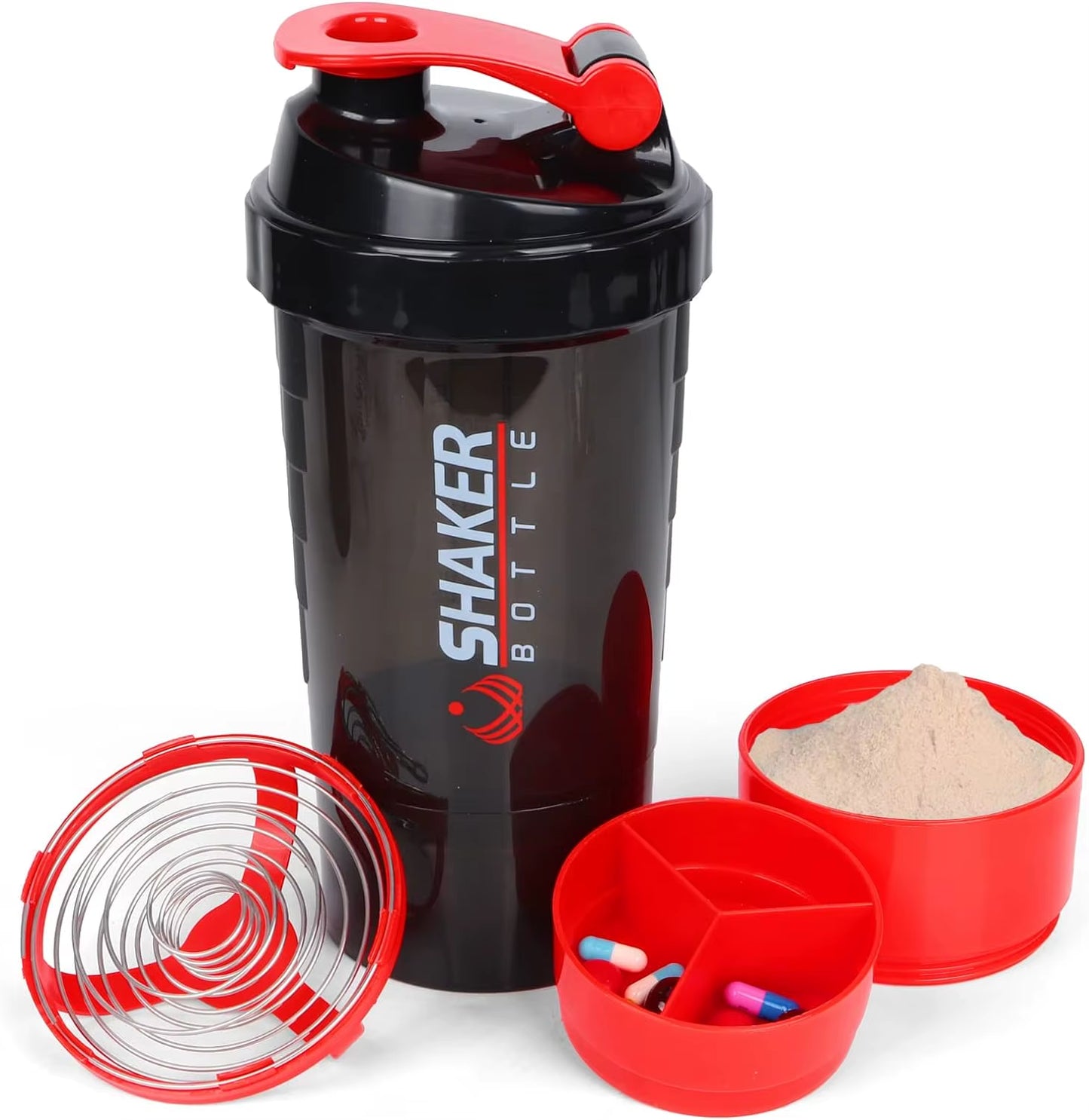 16OZ All-in-One Sports Shaker - Leak-Proof & Versatile