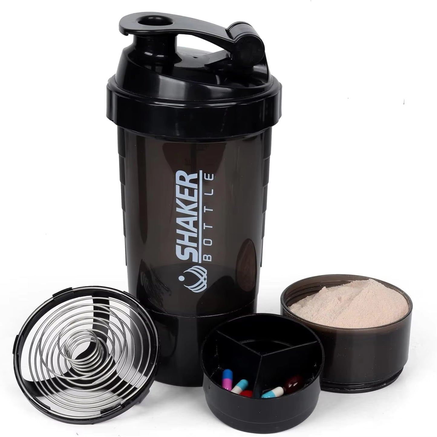 16OZ All-in-One Sports Shaker - Leak-Proof & Versatile